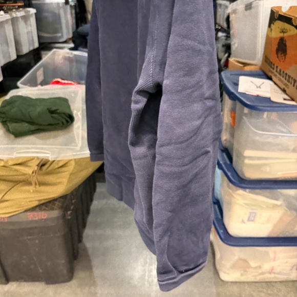 Tracksmith Trackhouse Sweatshirt Hoody, Navy, Large - Picture 6 of 6